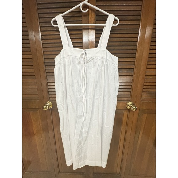 LAKE Other - Lake Women's White Nightgown Long Maxi Straps‎ Spring Prairie Jen Garner Size L